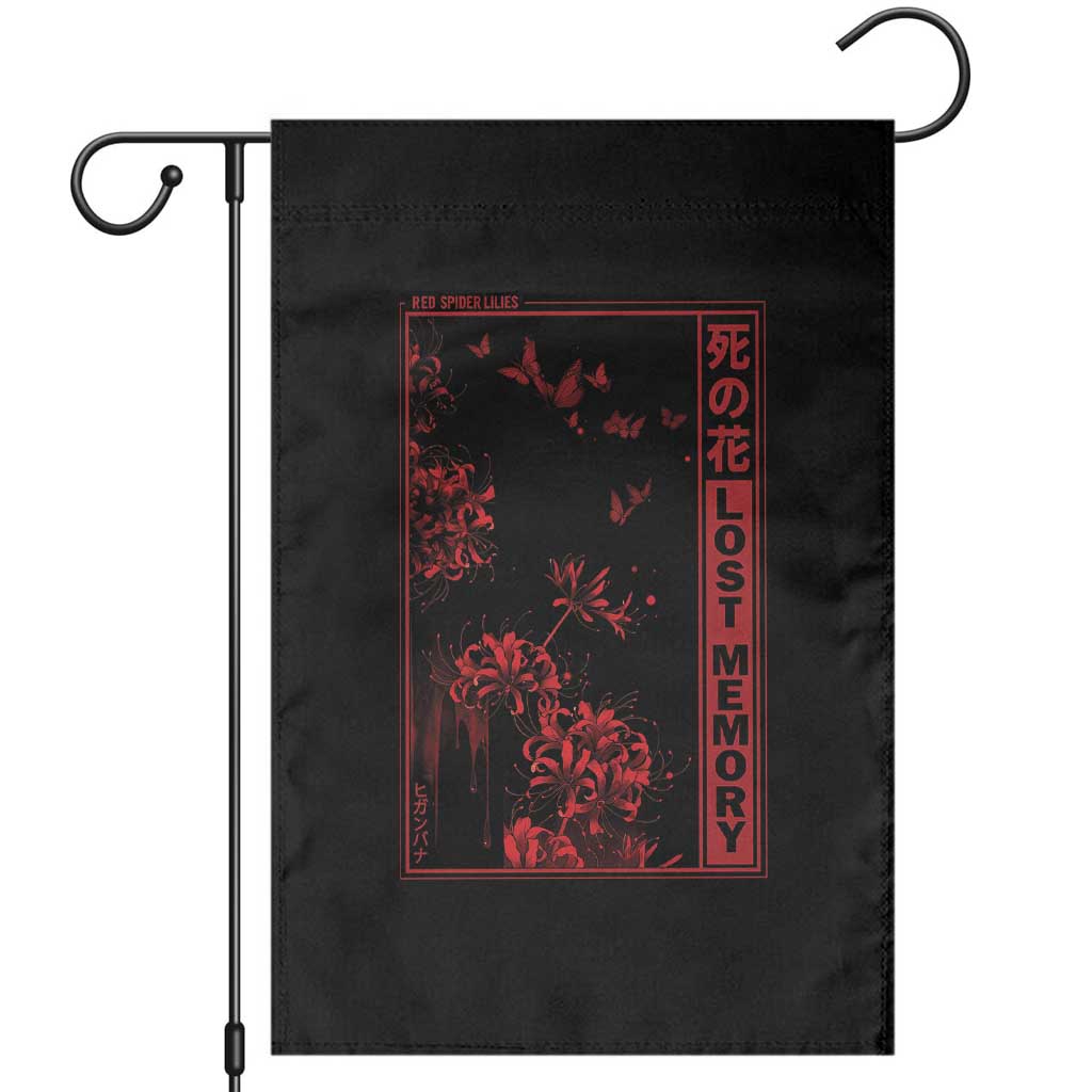 Japanese Spider Lily Garden Flag Soft Grunge Anime Aesthetic Flower TS10 Black Print Your Wear