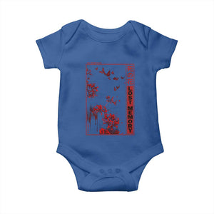 Japanese Spider Lily Baby Onesie Soft Grunge Anime Aesthetic Flower TS10 Royal Blue Print Your Wear