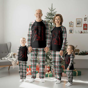 Japanese Spider Lily Plaid Pajama Set Soft Grunge Anime Aesthetic Flower TS10 Christmas Plaid Print Your Wear
