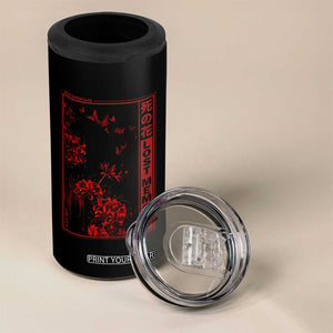 Japanese Spider Lily 4 in 1 Can Cooler Tumbler Soft Grunge Anime Aesthetic Flower TS10 Print Your Wear