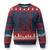 Japanese Spider Lily Ugly Christmas Sweater Soft Grunge Anime Aesthetic Flower TS10 Navy Red Print Your Wear