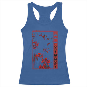 Japanese Spider Lily Racerback Tank Top Soft Grunge Anime Aesthetic Flower TS10 Royal Blue Print Your Wear
