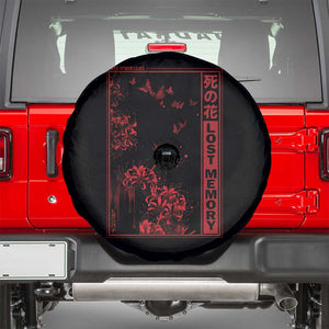 Japanese Spider Lily Spare Tire Cover Soft Grunge Anime Aesthetic Flower TS10 Black Print Your Wear