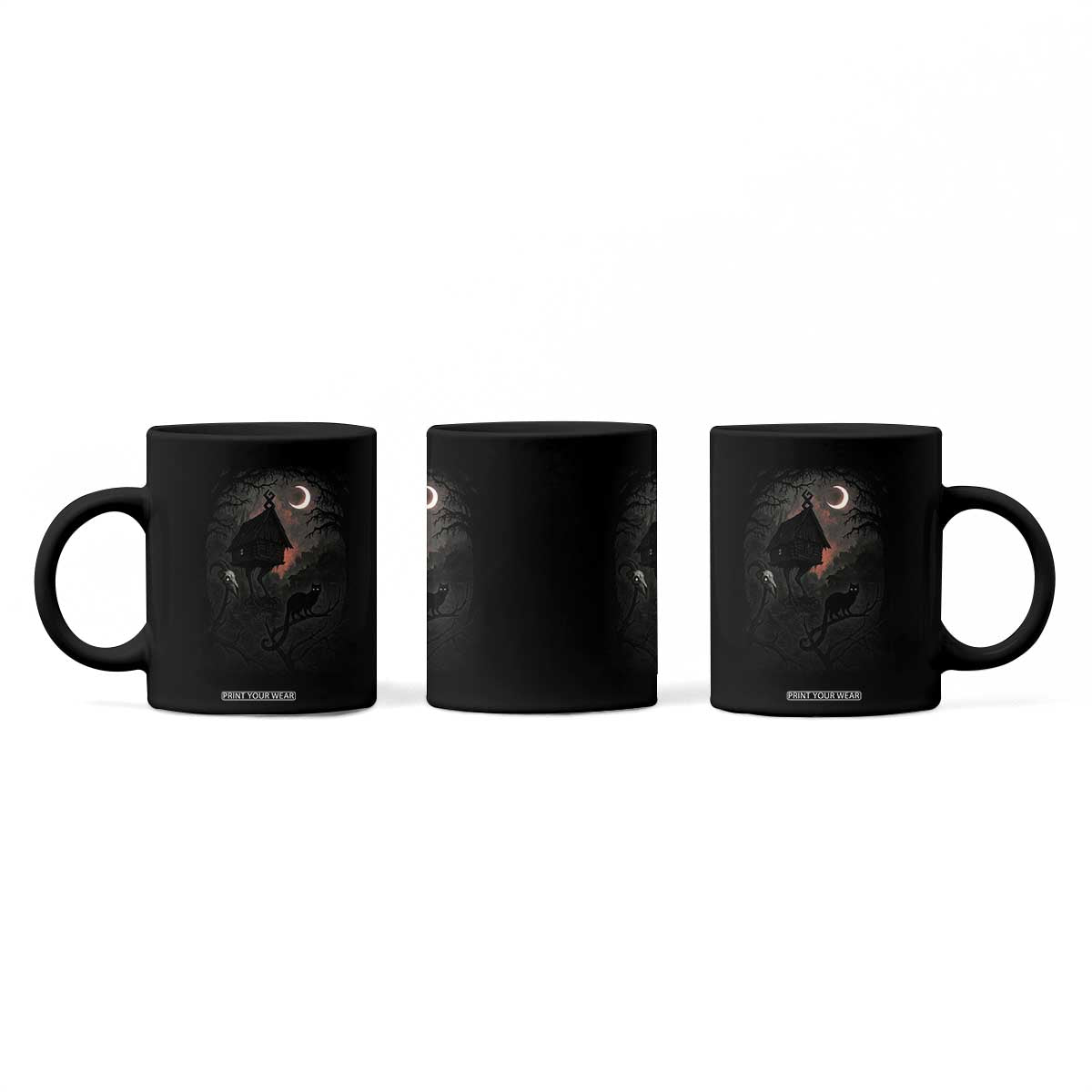 Baba Yaga House Coffee Mug Gothic Slavic Folklore Russia Fairy Tale TS10 Print Your Wear