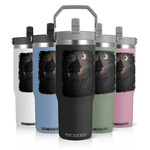 Baba Yaga House Flip Straw Tumbler Gothic Slavic Folklore Russia Fairy Tale TS10 Print Your Wear