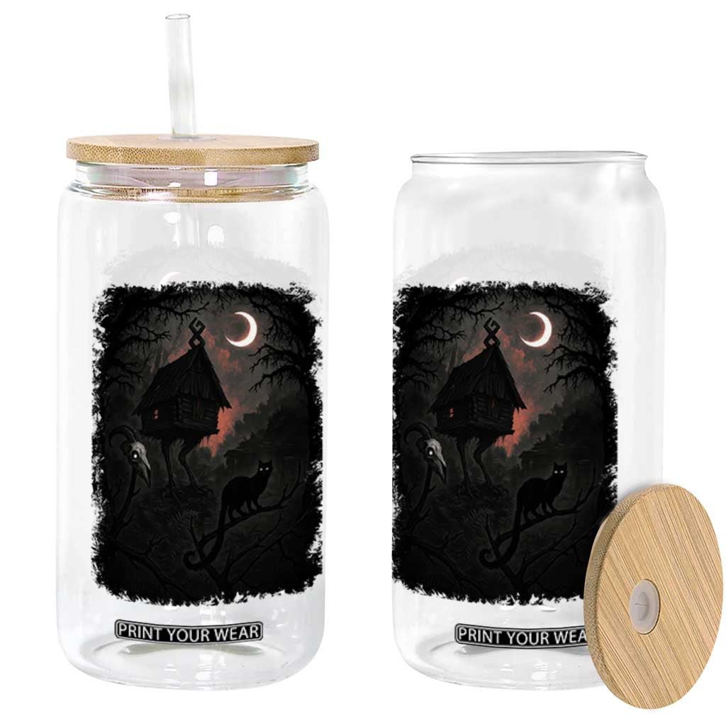 Baba Yaga House Glass Can Gothic Slavic Folklore Russia Fairy Tale TS10 Print Your Wear