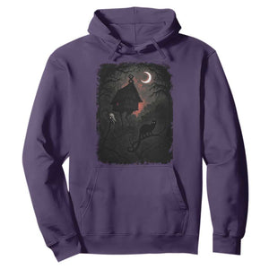 Baba Yaga House Hoodie Gothic Slavic Folklore Russia Fairy Tale TS10 Purple Print Your Wear