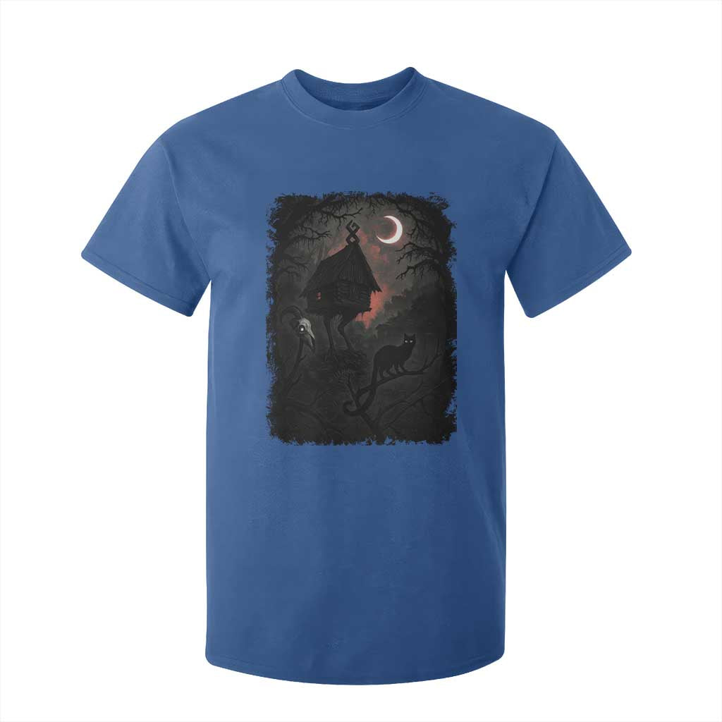 Baba Yaga House T Shirt For Kid Gothic Slavic Folklore Russia Fairy Tale TS10 Royal Blue Print Your Wear