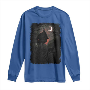 Baba Yaga House Long Sleeve Shirt Gothic Slavic Folklore Russia Fairy Tale TS10 Royal Blue Print Your Wear