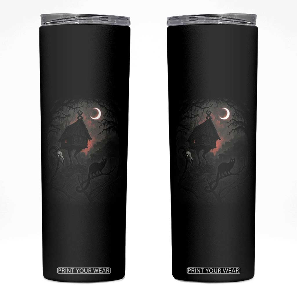 Baba Yaga House Skinny Tumbler Gothic Slavic Folklore Russia Fairy Tale TS10 Black Print Your Wear