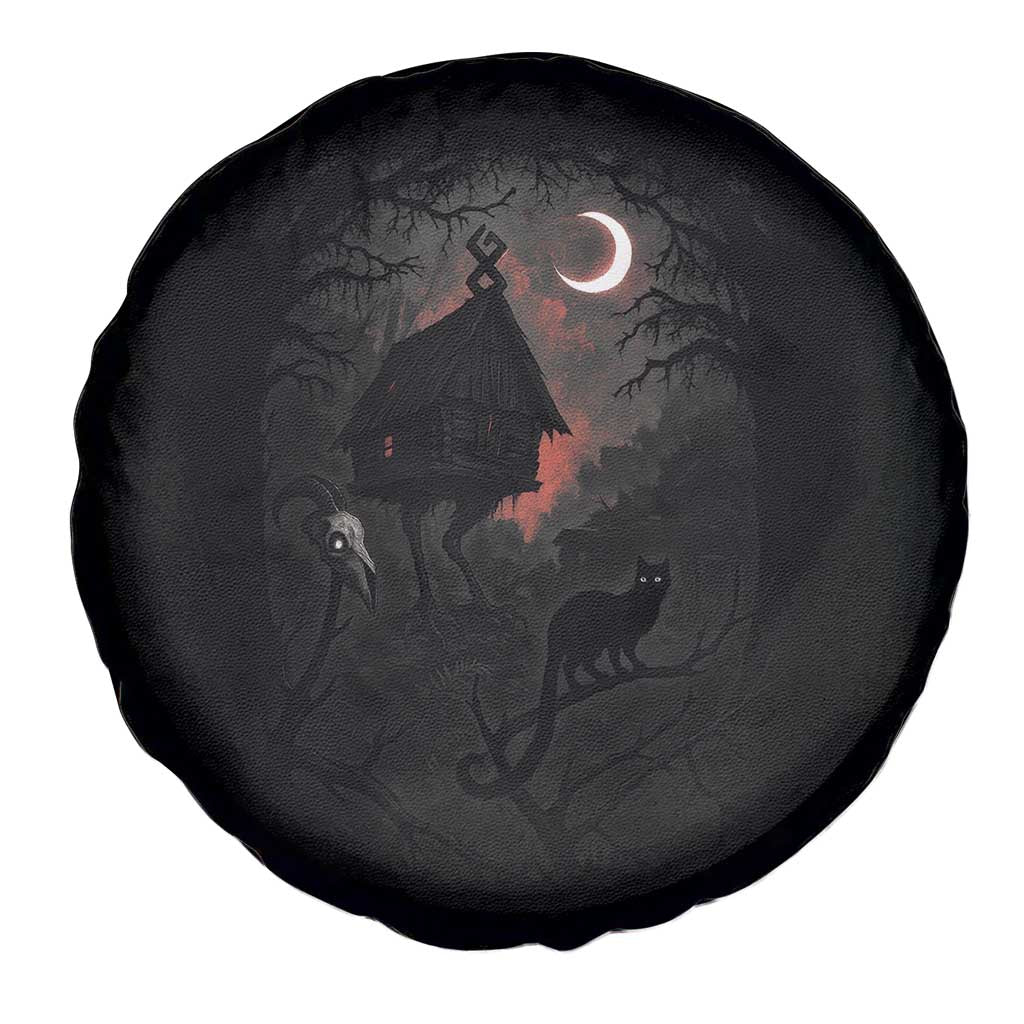 Baba Yaga House Spare Tire Cover Gothic Slavic Folklore Russia Fairy Tale TS10 Print Your Wear