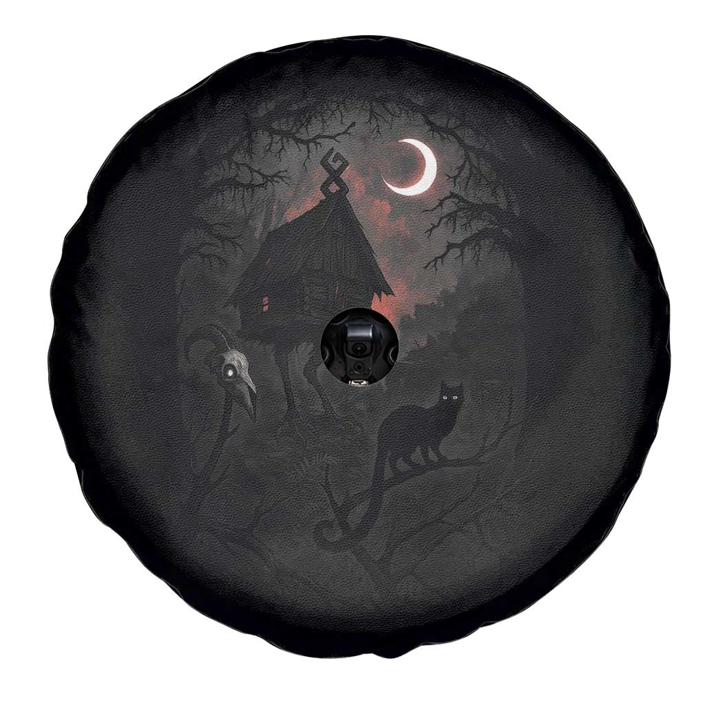 Baba Yaga House Spare Tire Cover Gothic Slavic Folklore Russia Fairy Tale TS10 Print Your Wear