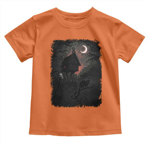 Baba Yaga House Toddler T Shirt Gothic Slavic Folklore Russia Fairy Tale TS10 Orange Print Your Wear