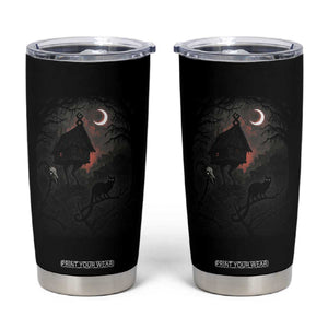 Baba Yaga House Tumbler Cup Gothic Slavic Folklore Russia Fairy Tale TS10 Black Print Your Wear
