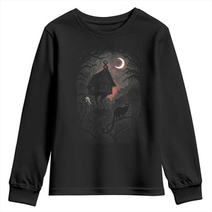 Baba Yaga House Youth Sweatshirt Gothic Slavic Folklore Russia Fairy Tale TS10 Black Print Your Wear