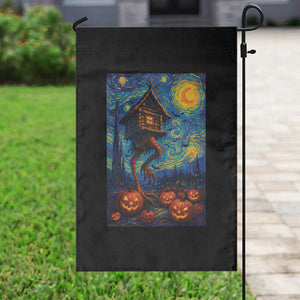 Baba Yaga House Garden Flag Starry Night Van Gogh Slavic Folklore Russia Fairy Tale TS10 Print Your Wear