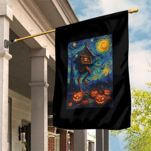 Baba Yaga House Garden Flag Starry Night Van Gogh Slavic Folklore Russia Fairy Tale TS10 Print Your Wear