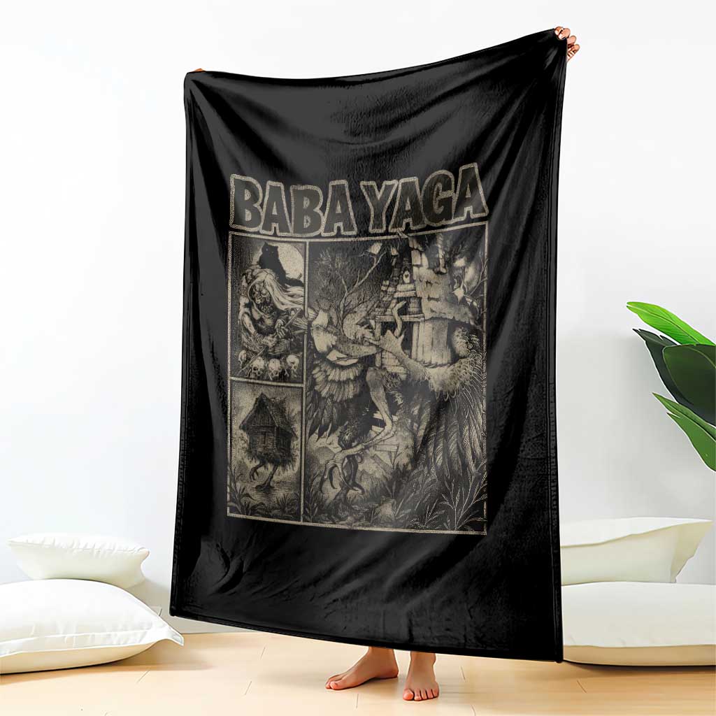 Baba Yaga House Throw Blanket Slavic Folklore Russia Fairy Tale Horror Fans TS10 Print Your Wear