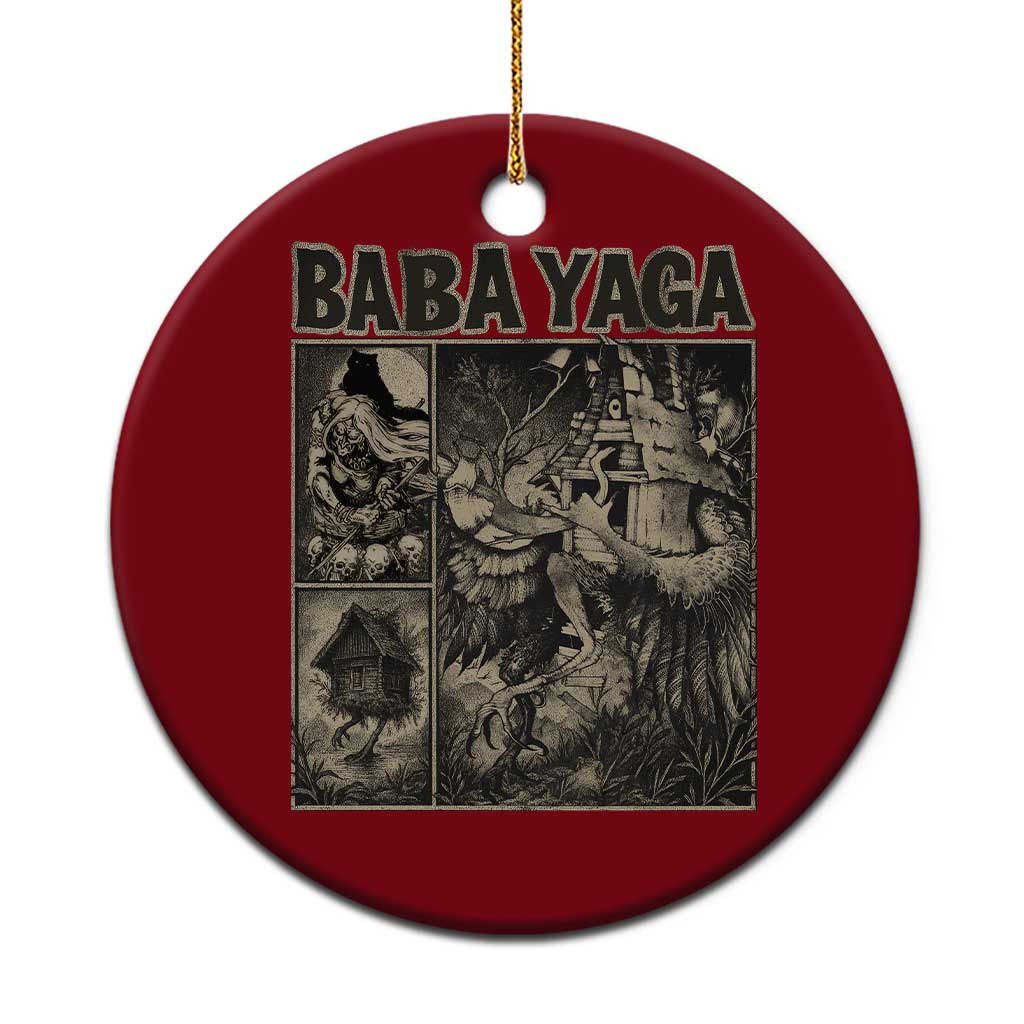Baba Yaga House Ceramic Ornament Slavic Folklore Russia Fairy Tale Horror Fans TS10 1pc Red Print Your Wear