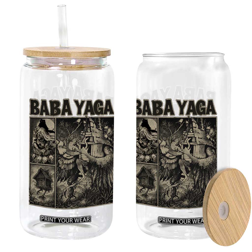 Baba Yaga House Glass Can Slavic Folklore Russia Fairy Tale Horror Fans TS10 Print Your Wear