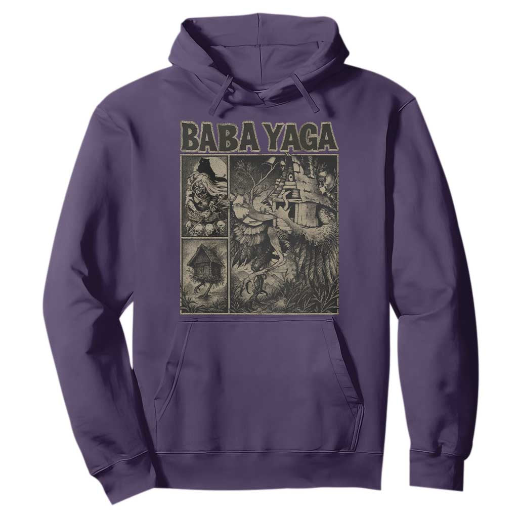Baba Yaga House Hoodie Slavic Folklore Russia Fairy Tale Horror Fans TS10 Purple Print Your Wear