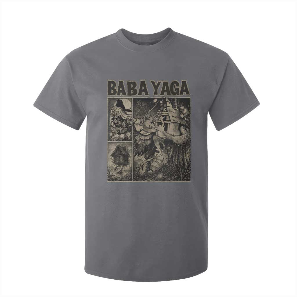 Baba Yaga House T Shirt For Kid Slavic Folklore Russia Fairy Tale Horror Fans TS10 Charcoal Print Your Wear