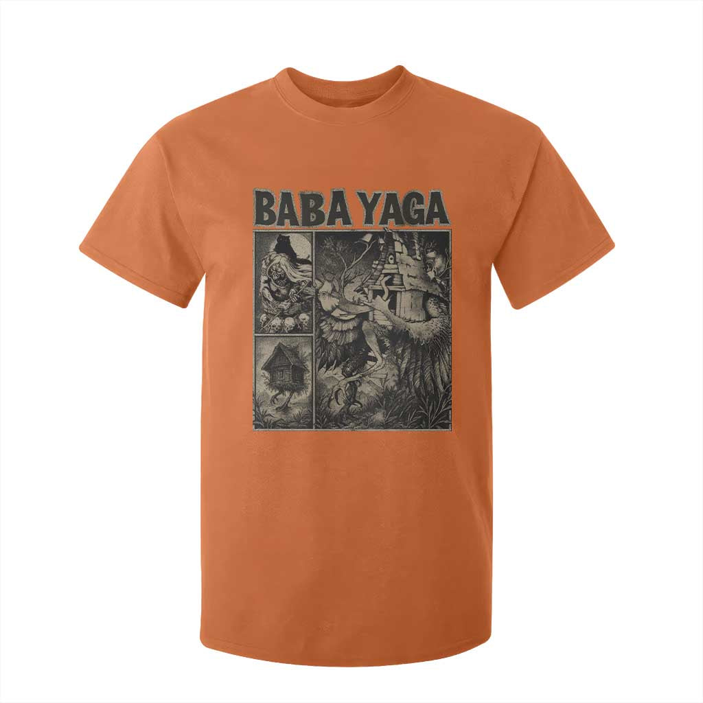 Baba Yaga House T Shirt For Kid Slavic Folklore Russia Fairy Tale Horror Fans TS10 Orange Print Your Wear