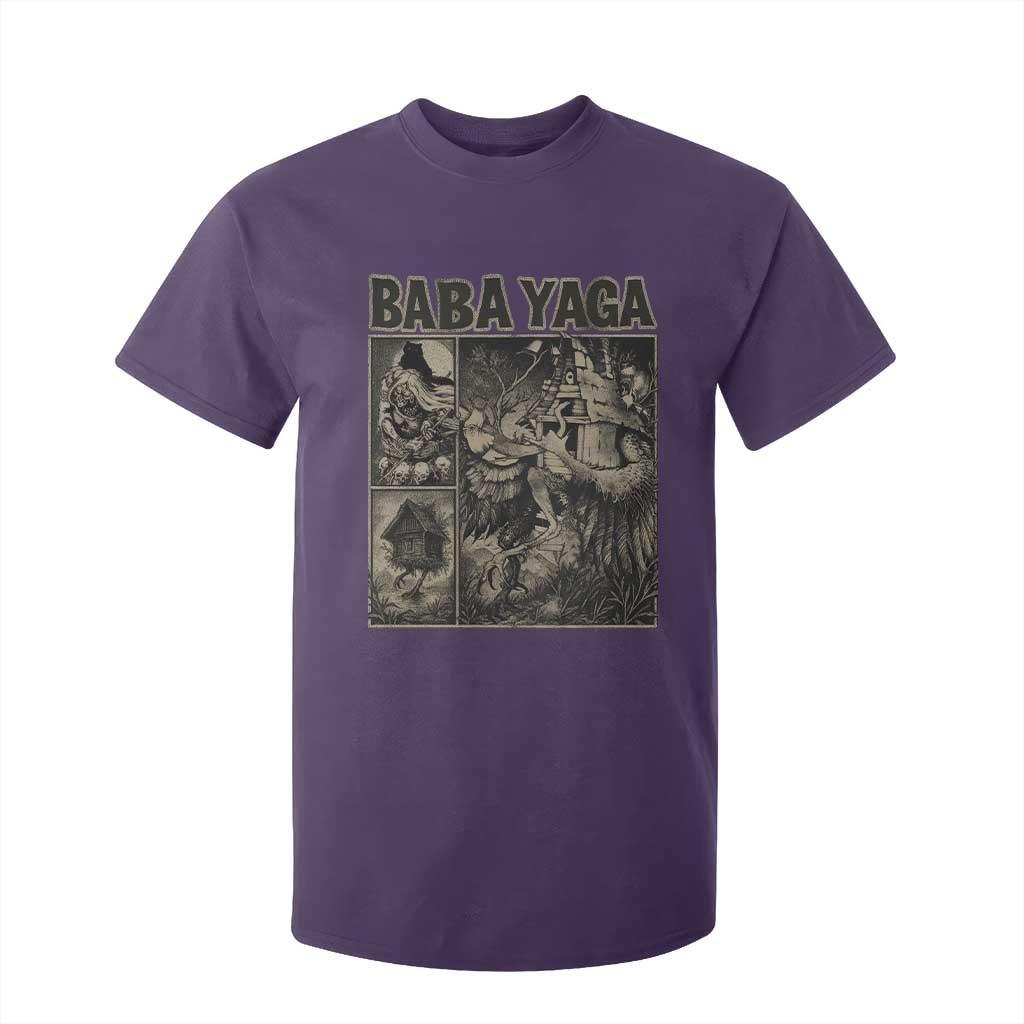 Baba Yaga House T Shirt For Kid Slavic Folklore Russia Fairy Tale Horror Fans TS10 Purple Print Your Wear
