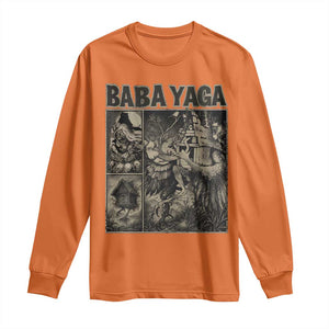 Baba Yaga House Long Sleeve Shirt Slavic Folklore Russia Fairy Tale Horror Fans TS10 Orange Print Your Wear
