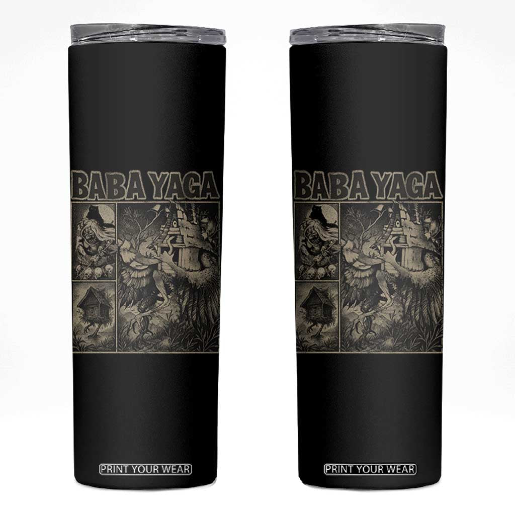 Baba Yaga House Skinny Tumbler Slavic Folklore Russia Fairy Tale Horror Fans TS10 Black Print Your Wear