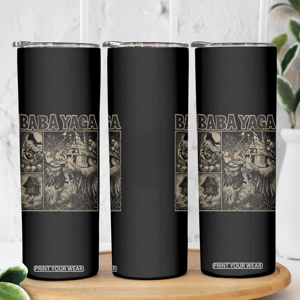 Baba Yaga House Skinny Tumbler Slavic Folklore Russia Fairy Tale Horror Fans TS10 Print Your Wear