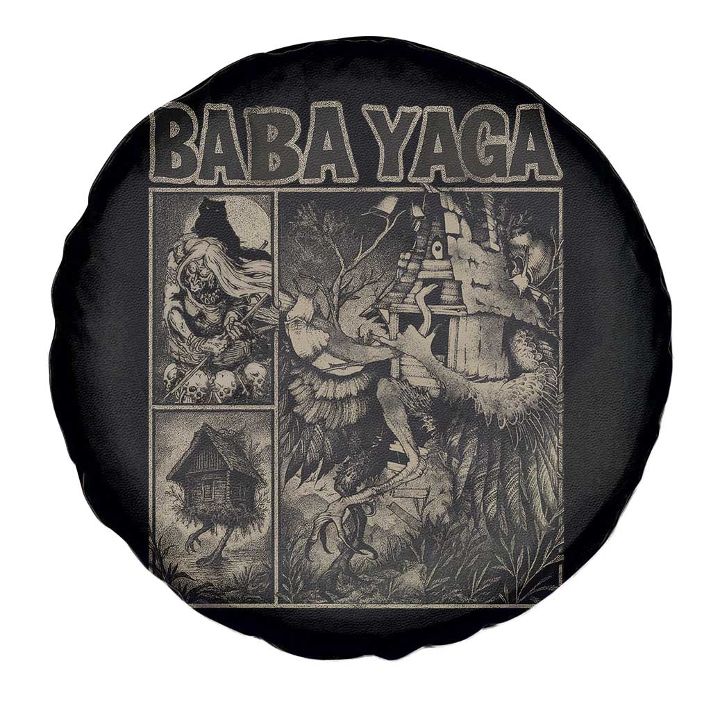 Baba Yaga House Spare Tire Cover Slavic Folklore Russia Fairy Tale Horror Fans TS10 Print Your Wear
