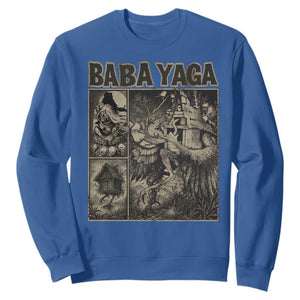 Baba Yaga House Sweatshirt Slavic Folklore Russia Fairy Tale Horror Fans TS10 Royal Blue Print Your Wear