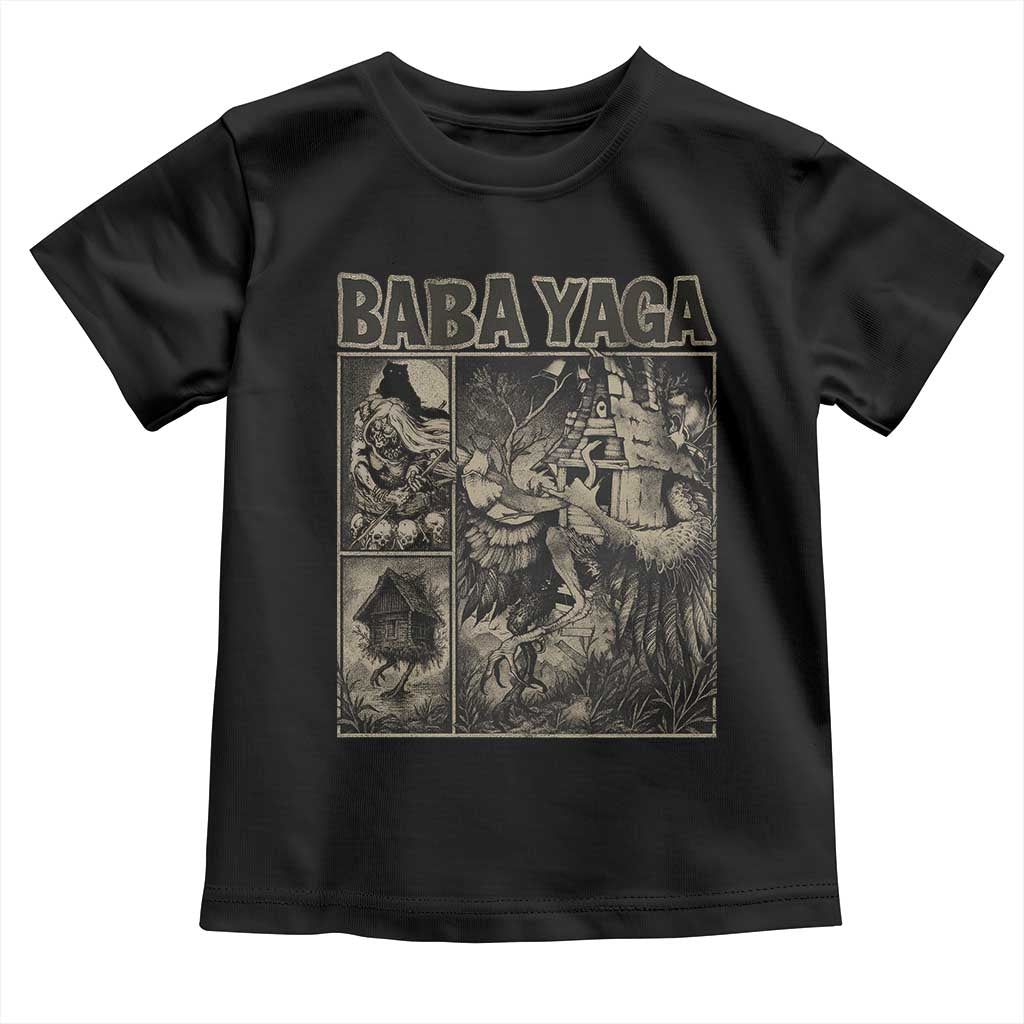 Baba Yaga House Toddler T Shirt Slavic Folklore Russia Fairy Tale Horror Fans TS10 Black Print Your Wear
