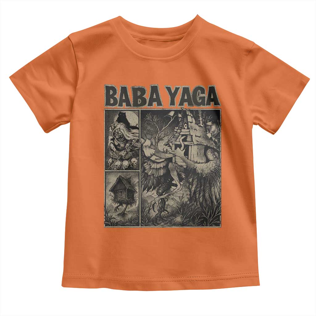 Baba Yaga House Toddler T Shirt Slavic Folklore Russia Fairy Tale Horror Fans TS10 Orange Print Your Wear
