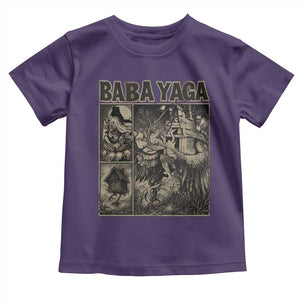Baba Yaga House Toddler T Shirt Slavic Folklore Russia Fairy Tale Horror Fans TS10 Purple Print Your Wear