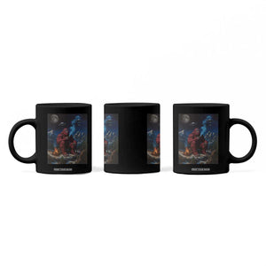 Funny Smoking Bigfoot Coffee Mug Vintage Cigarette Sasquatch UFO Cryptid Meme TS10 Print Your Wear