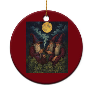 Wizard 420 Smoking Marijuana Ceramic Ornament Funny Stoner Weed Lover Meme TS10 1pc Red Print Your Wear