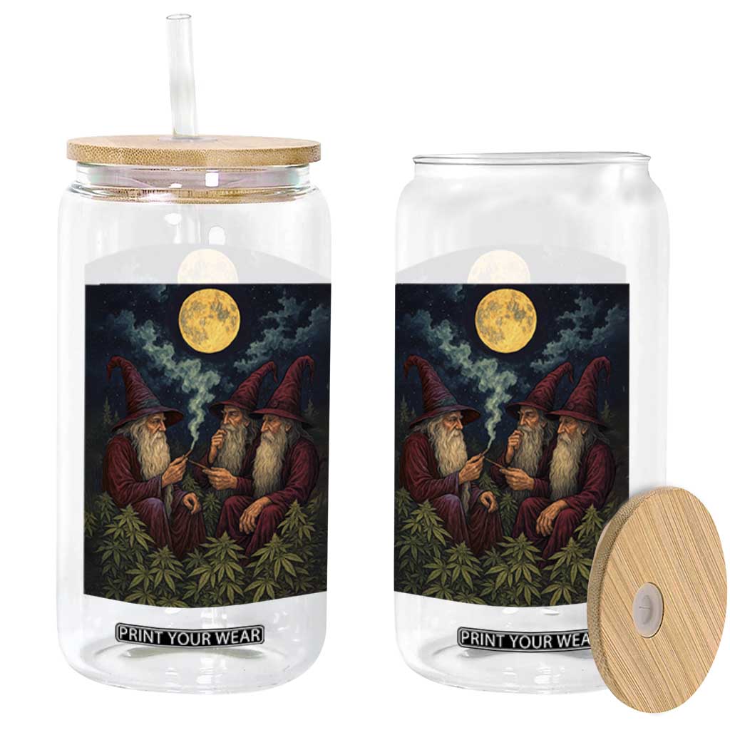 Wizard 420 Smoking Marijuana Glass Can Funny Stoner Weed Lover Meme TS10 Print Your Wear