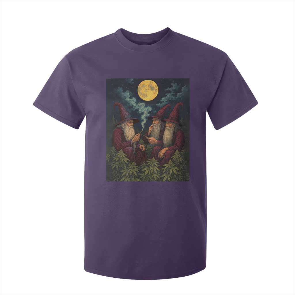 Wizard 420 Smoking Marijuana T Shirt For Kid Funny Stoner Weed Lover Meme TS10 Purple Print Your Wear