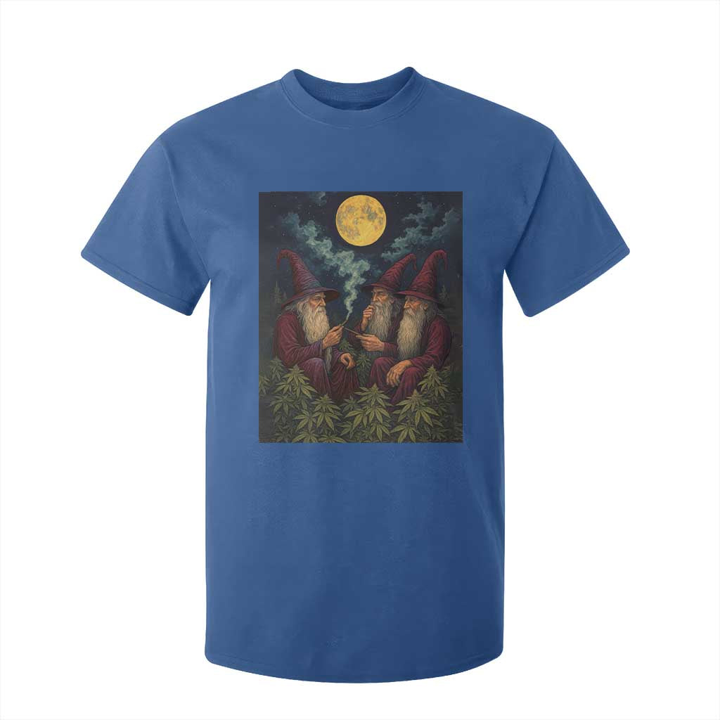 Wizard 420 Smoking Marijuana T Shirt For Kid Funny Stoner Weed Lover Meme TS10 Royal Blue Print Your Wear