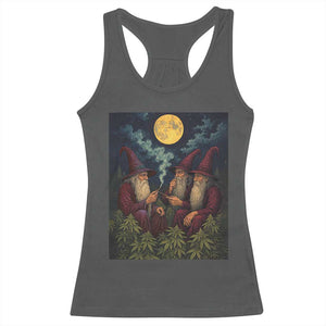 Wizard 420 Smoking Marijuana Racerback Tank Top Funny Stoner Weed Lover Meme TS10 Dark Heather Print Your Wear