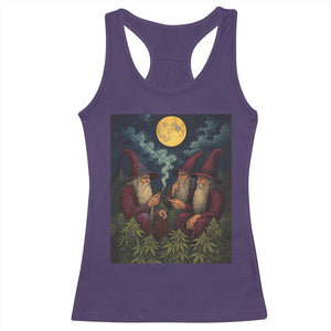Wizard 420 Smoking Marijuana Racerback Tank Top Funny Stoner Weed Lover Meme TS10 Purple Print Your Wear