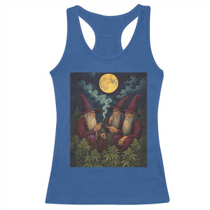 Wizard 420 Smoking Marijuana Racerback Tank Top Funny Stoner Weed Lover Meme TS10 Royal Blue Print Your Wear