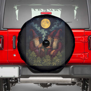 Wizard 420 Smoking Marijuana Spare Tire Cover Funny Stoner Weed Lover Meme TS10 Black Print Your Wear