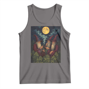 Wizard 420 Smoking Marijuana Tank Top Funny Stoner Weed Lover Meme TS10 Deep Heather Print Your Wear