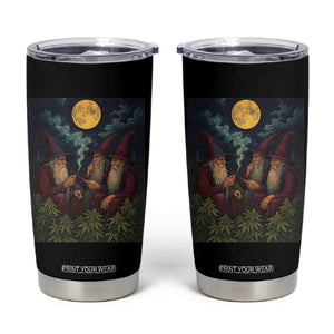 Wizard 420 Smoking Marijuana Tumbler Cup Funny Stoner Weed Lover Meme TS10 Black Print Your Wear