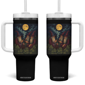Wizard 420 Smoking Marijuana Tumbler With Handle Funny Stoner Weed Lover Meme TS10 One Size: 40 oz Black Print Your Wear