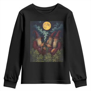 Wizard 420 Smoking Marijuana Youth Sweatshirt Funny Stoner Weed Lover Meme TS10 Black Print Your Wear