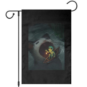 Funny Alien Cat Meme Garden Flag Weird Silly TS10 Black Print Your Wear